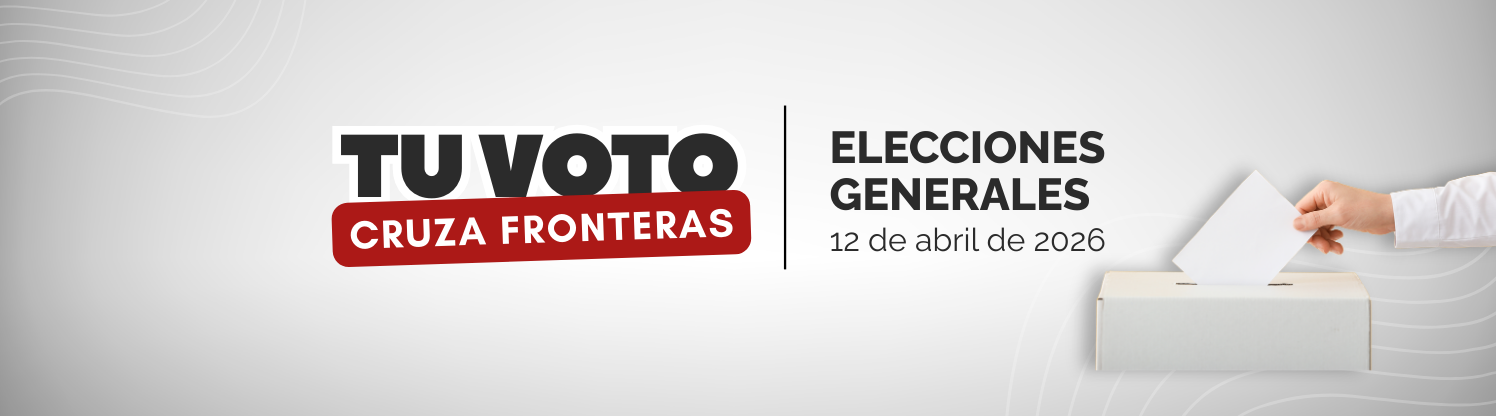 Elecciones Generales 2026 - Voto en el exterior